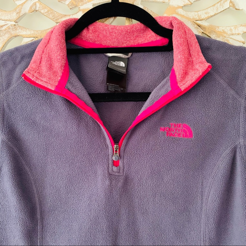 North Face Fleece 1/4 Zip Sweater